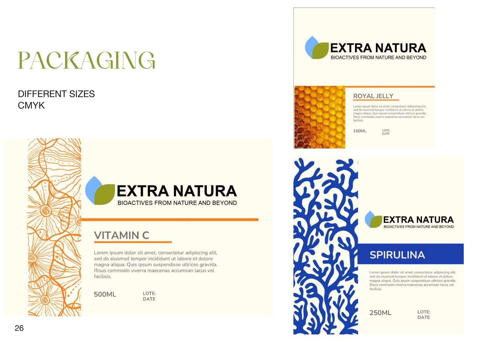 Extra Natura — Packaging
